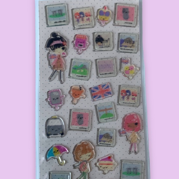 UK/London Novelty 3D Stickers Sheet - Stationery, Journals, Scrapbooking, Crafts - Picture 6 of 6